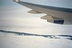 Flying along the Antarctic coast