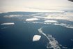 Icebergs off the Antarctic coast
