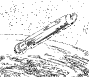 Ship's Boat (artist William H. Keith, Jr., used with permission of William H. Keith, Jr. and Marc W. Miller)