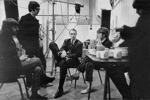The Fab Five take tea at Abbey Road circa Sgt Pepper