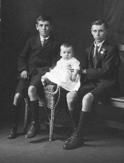 Roy, Hal and Alex Penny c. 1918