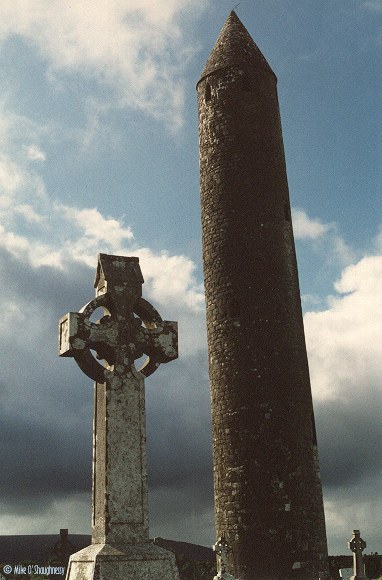 The leaning tower at Kilmacduagh