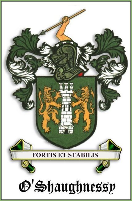 The O'Shaughnessy Family Coat of Arms