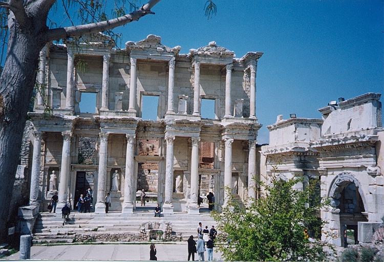 The ancient Ephesus Public Library