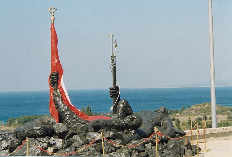 Suvla bay as seen from the Turkish War Museum -Gallipoli Peninsula