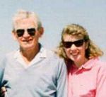 Dad and Fiona, Coolangatta, 1998