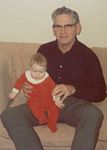 Andrew with granddaughter Helen, 1975