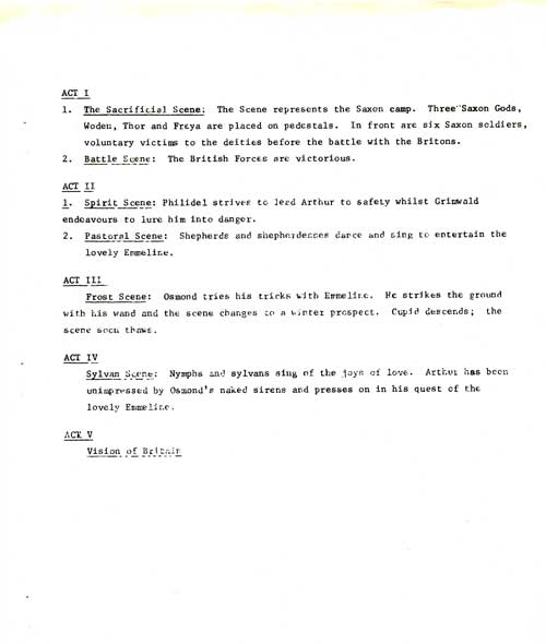Page 4 of concert programme. Transcription follows.