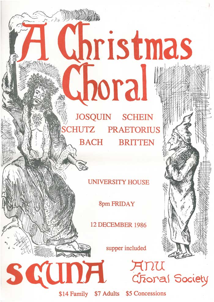 Poster for A Christmas Choral