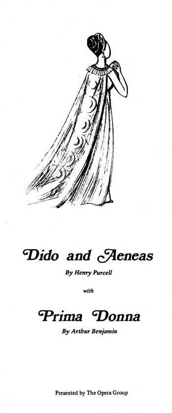 Programme cover. Transcription on right-hand side.