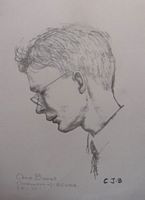 Thumbnail of Judy's drawing of Chris Burrell