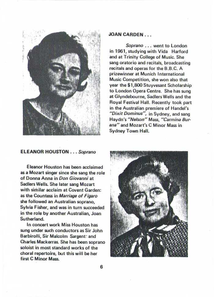 1971 Main Concert Programme page 6