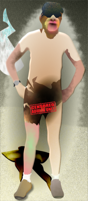 World Naked Bike Ride participant