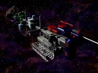 Glisten High Port with construction slip in foreground (artist Jesse DeGraff, used with permission); click for larger image